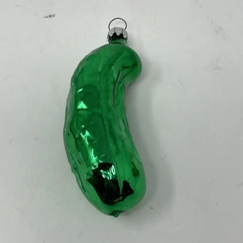 Victorian‎ Trading Christmas Pickle Blown Glass Ornament Legend Of The Pickle